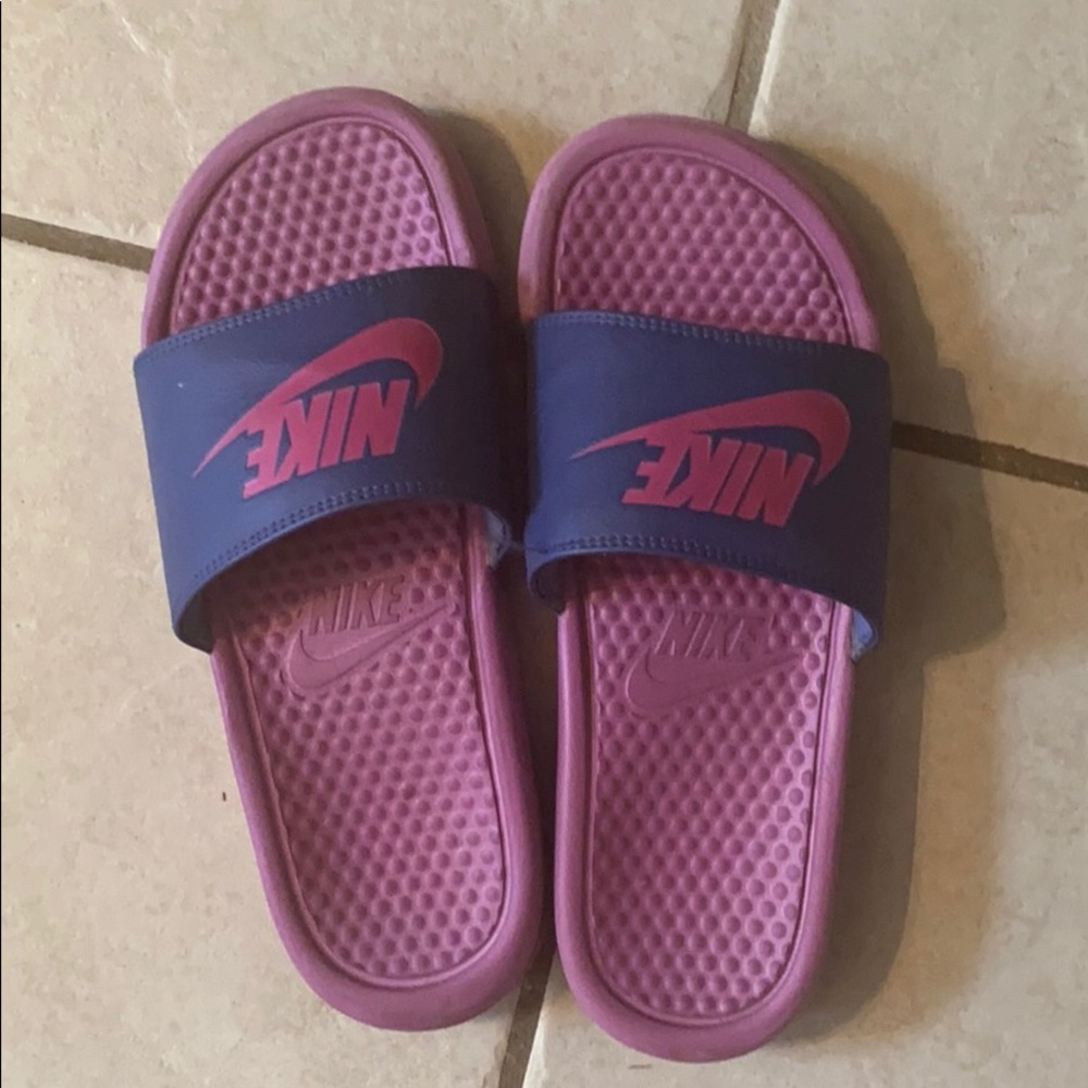 purple nike sides